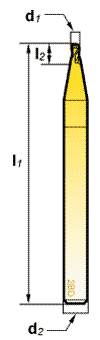 切削刀具-二刃小柄径圆头铣刀