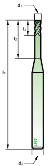 切削刀具-四刃深沟用立铣刀