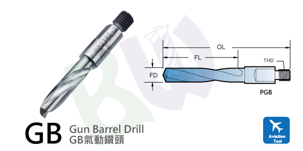 刀具,数控铣刀,航太专用高速钢GB气动钻头