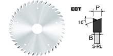 刀具-封边条齐边圆锯片-EBT