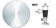 刀具-木工专用横切圆锯片-WC1