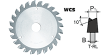 刀具-单划槽圆锯片-WCS