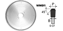 刀具-精密裁板圆锯片-WMD1