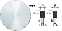 刀具-开榫修边机用圆锯片-WTT