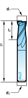 cutting tools-2 Flute End Mills