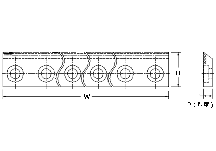 tool-Corrugated Industry-Serrated Helico-sheeter Knives