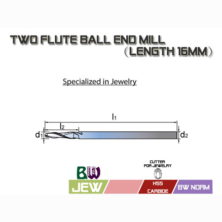 Hai Flute End Mill - JEW-3